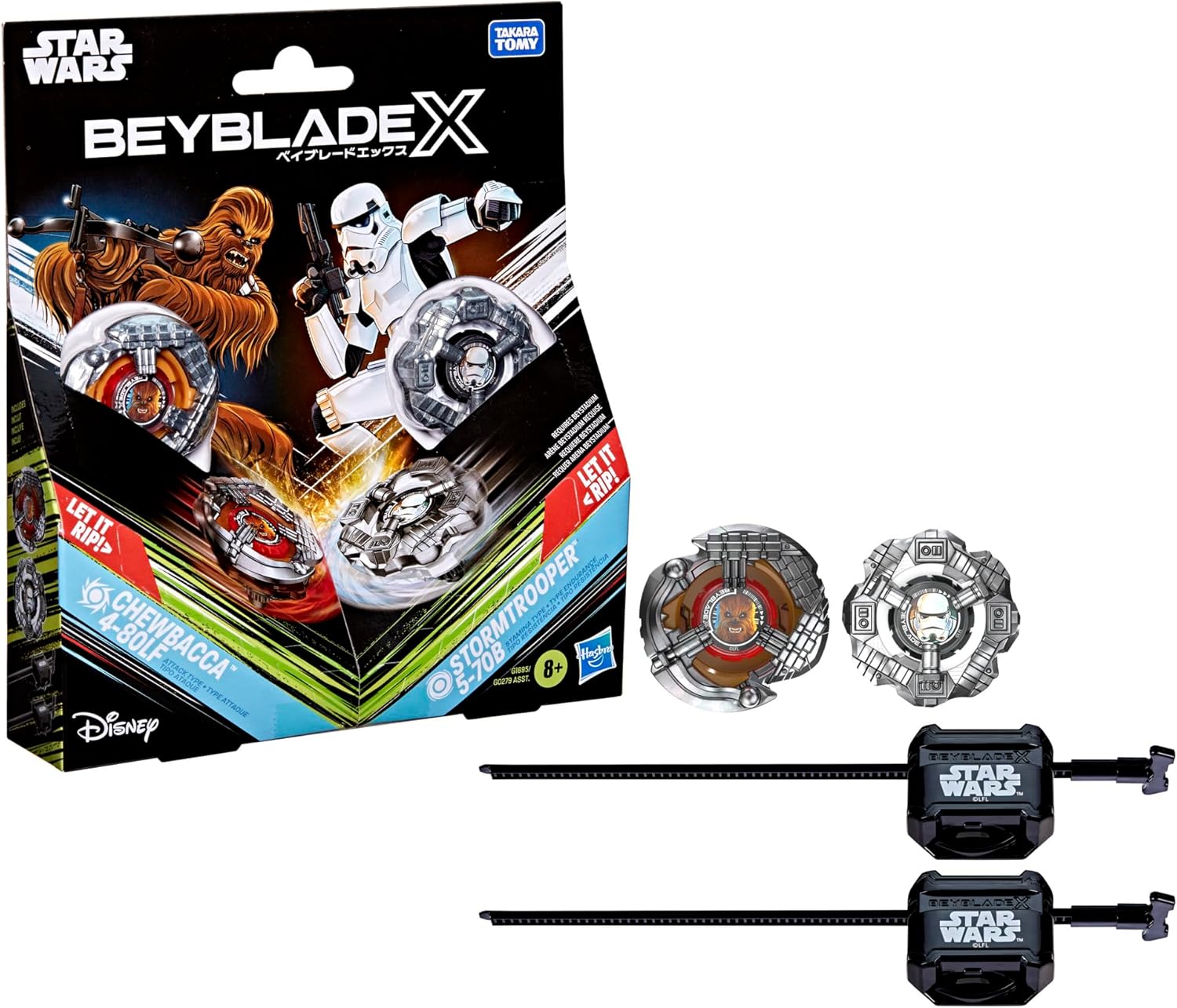 BEYBLADE X - Chewbacca 4-80LF & Stormtrooper 5-70B