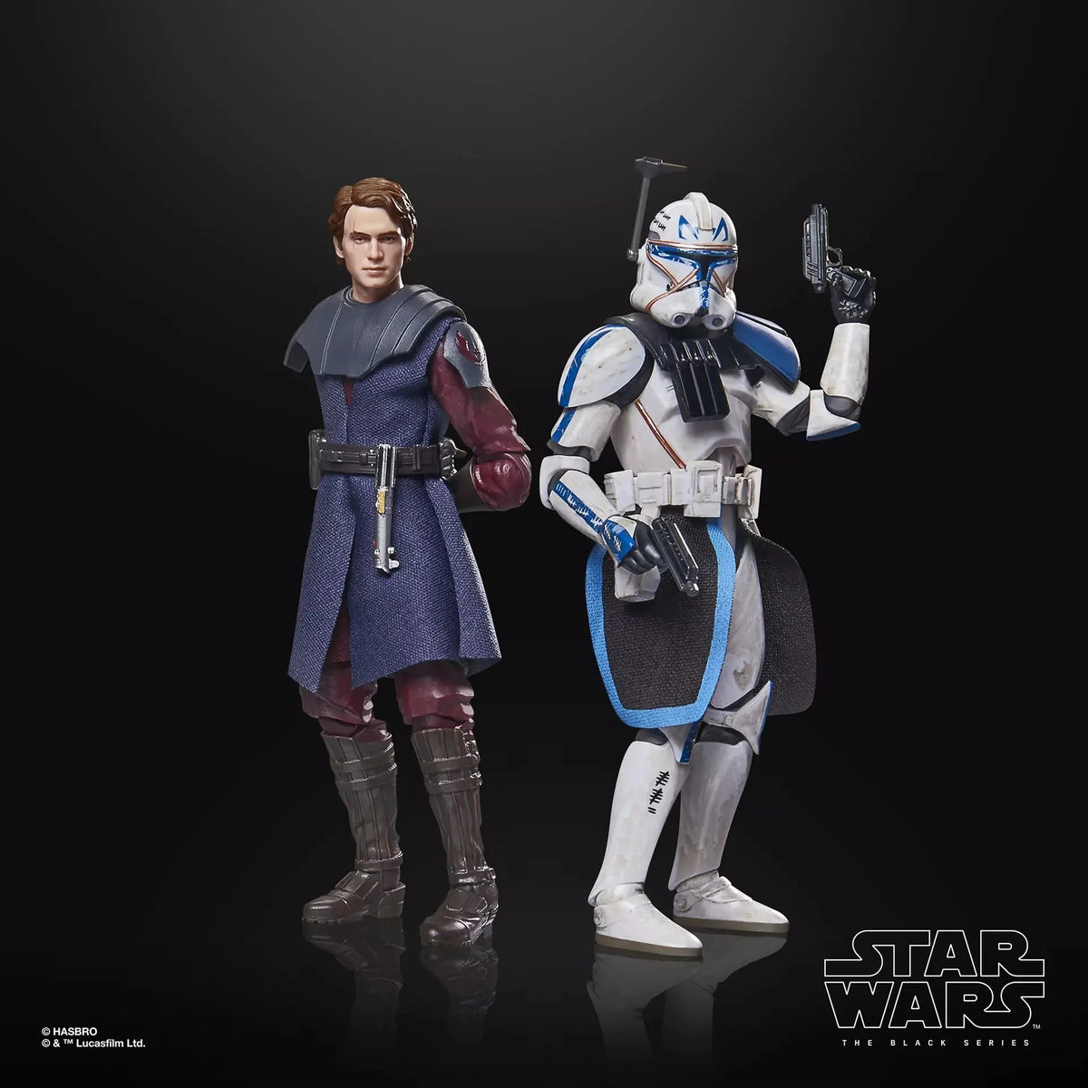 STAR WARS - Anakin & Captain Rex - Figure Black Series 15cm