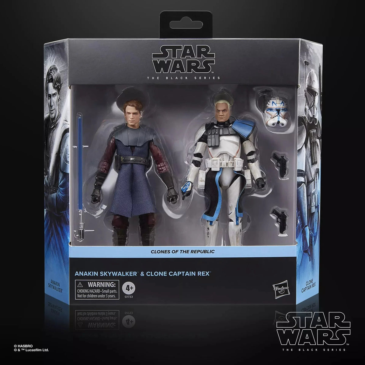STAR WARS - Anakin & Captain Rex - Figure Black Series 15cm