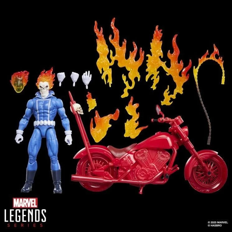 MARVEL - Ghost Rider with Motorcycle - Figure Legend Series 15cm
