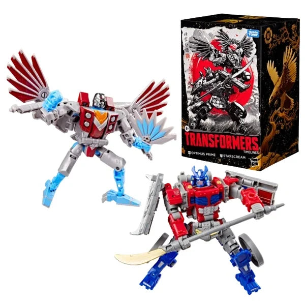 TRANSFORMERS - Optimus Prime & Starscream - Figure Timeline 12.5cm