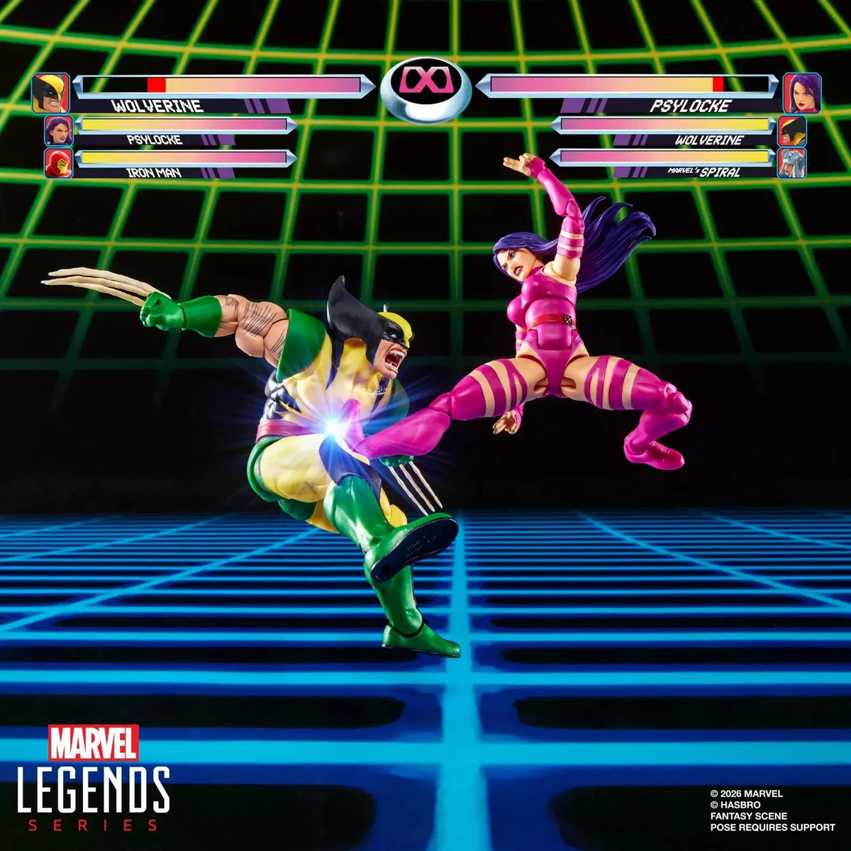MARVEL - Wolverine vs Psylocke - Figures Legends Series 15cm