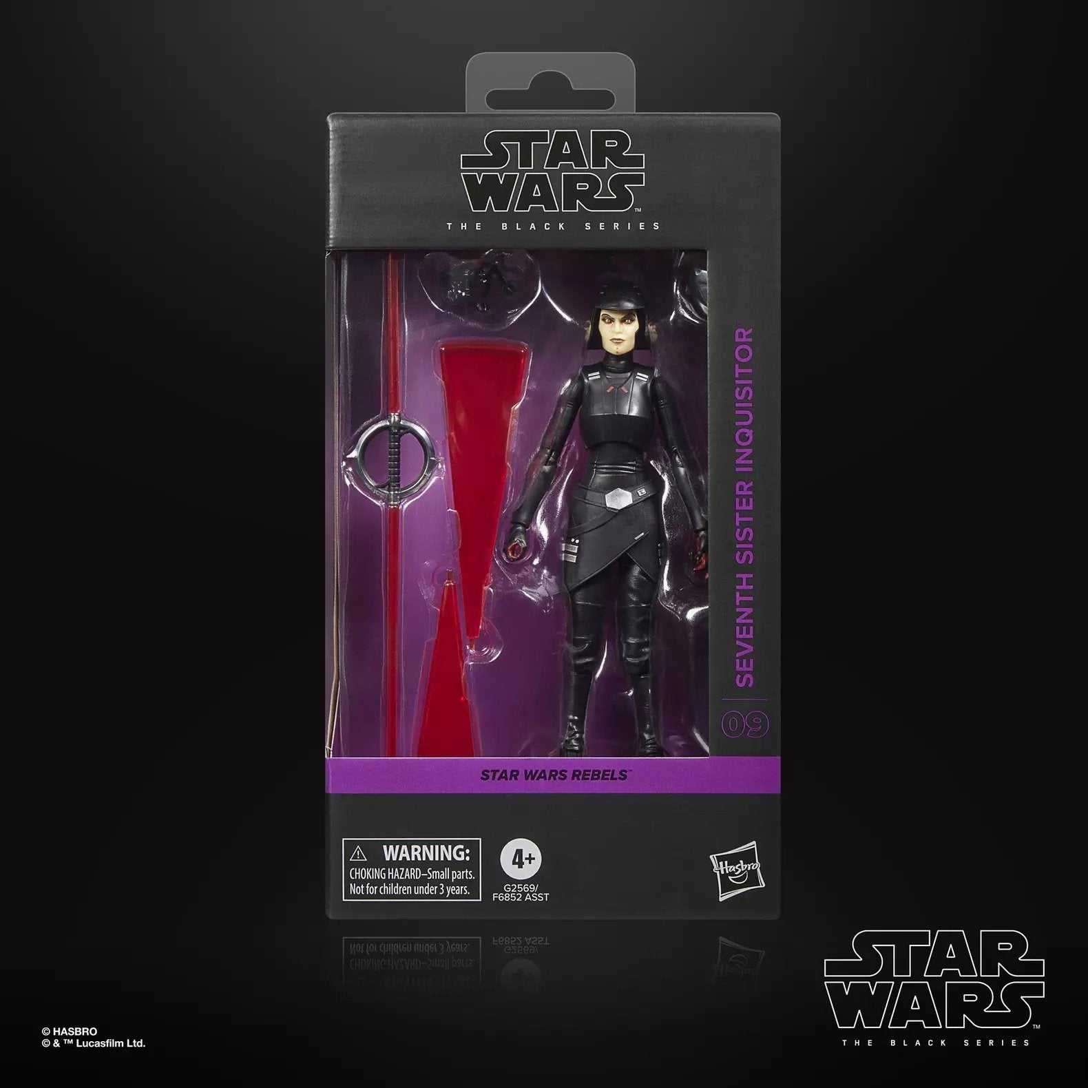 STAR WARS REBELS - Seventh Sister inquisitor -Figure Black Series 15cm