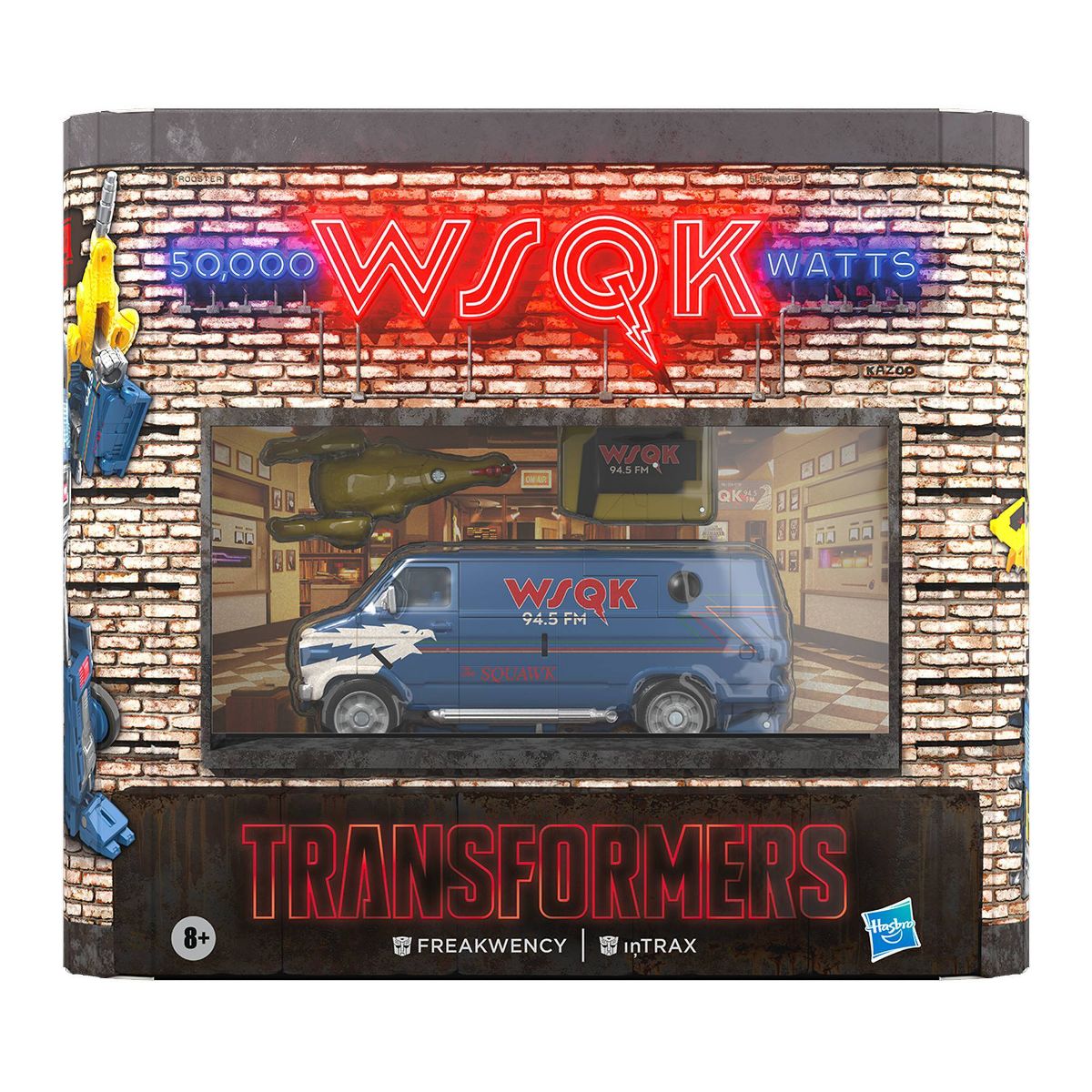 TRANSFORMERS X STRANGER THINGS - Freakwency And 8-Track - 15cm