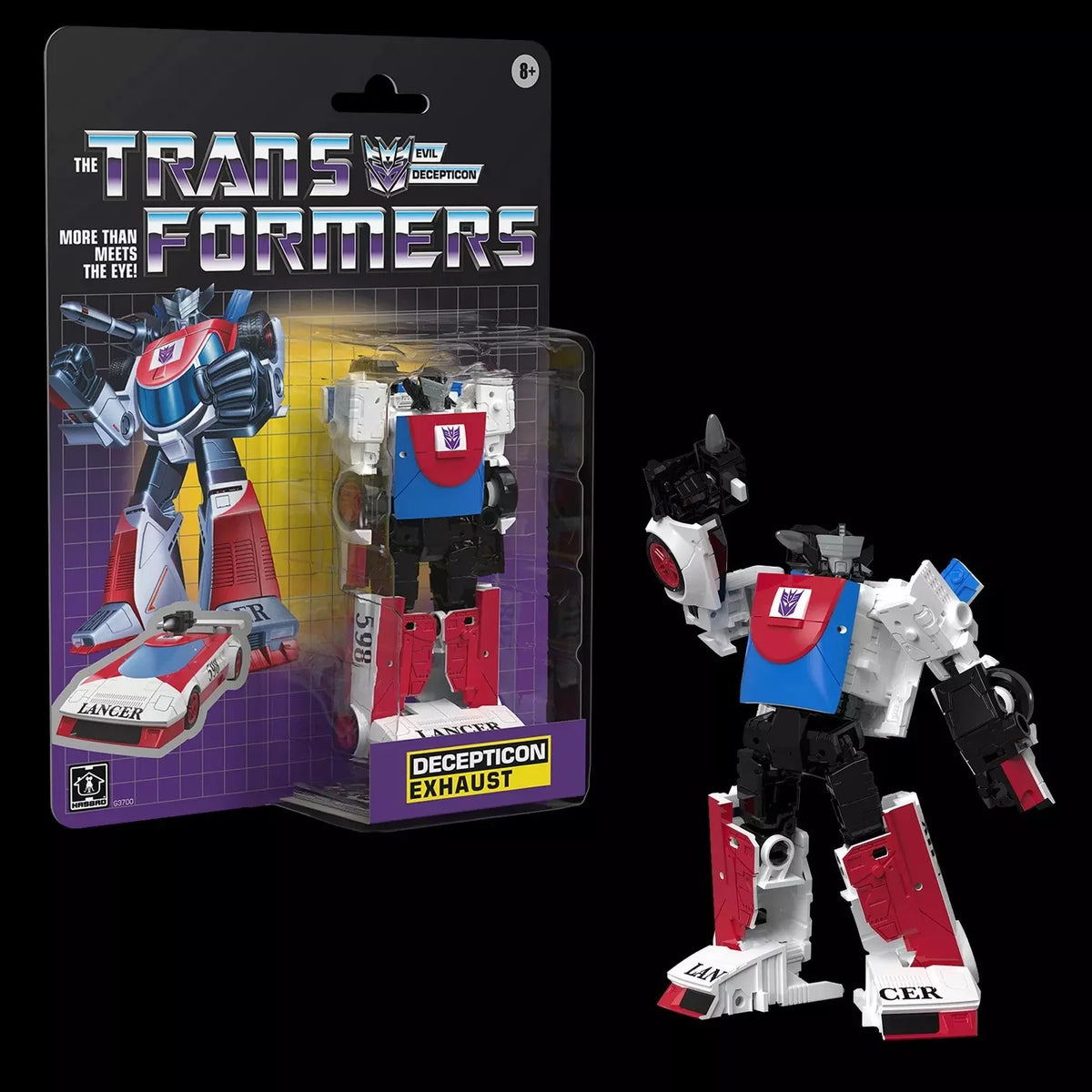 TRANSFORMERS - Decepticon Exhaust - Figure Retro G1 13.2cm