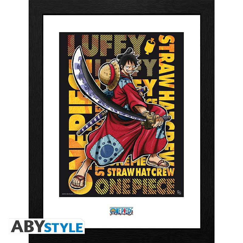 ONE PIECE - Luffy in Wano " Artwork " - Collector Print '30x40cm'
