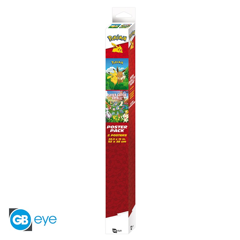 POKEMON - Decorations - Set 2 posters '52x38'