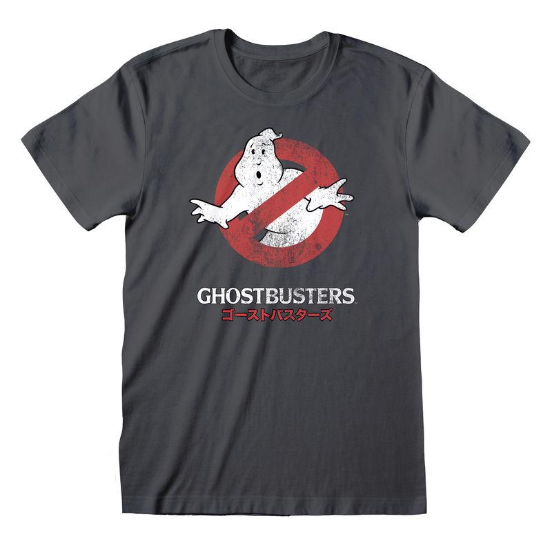 GHOSTBUSTERS - Japanese Text Logo - Unisex T-Shirt (XL)