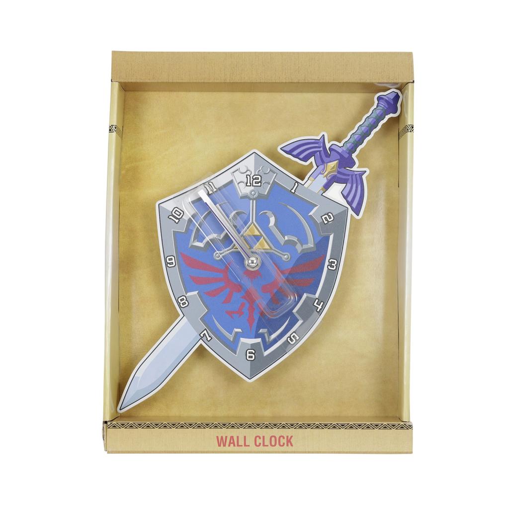 ZELDA - Shield & Sword - Metal Wall Clock