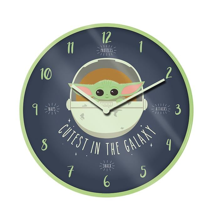 STAR WARS - Cutest in the Galaxy - Plastic Clock 25cm Diameter
