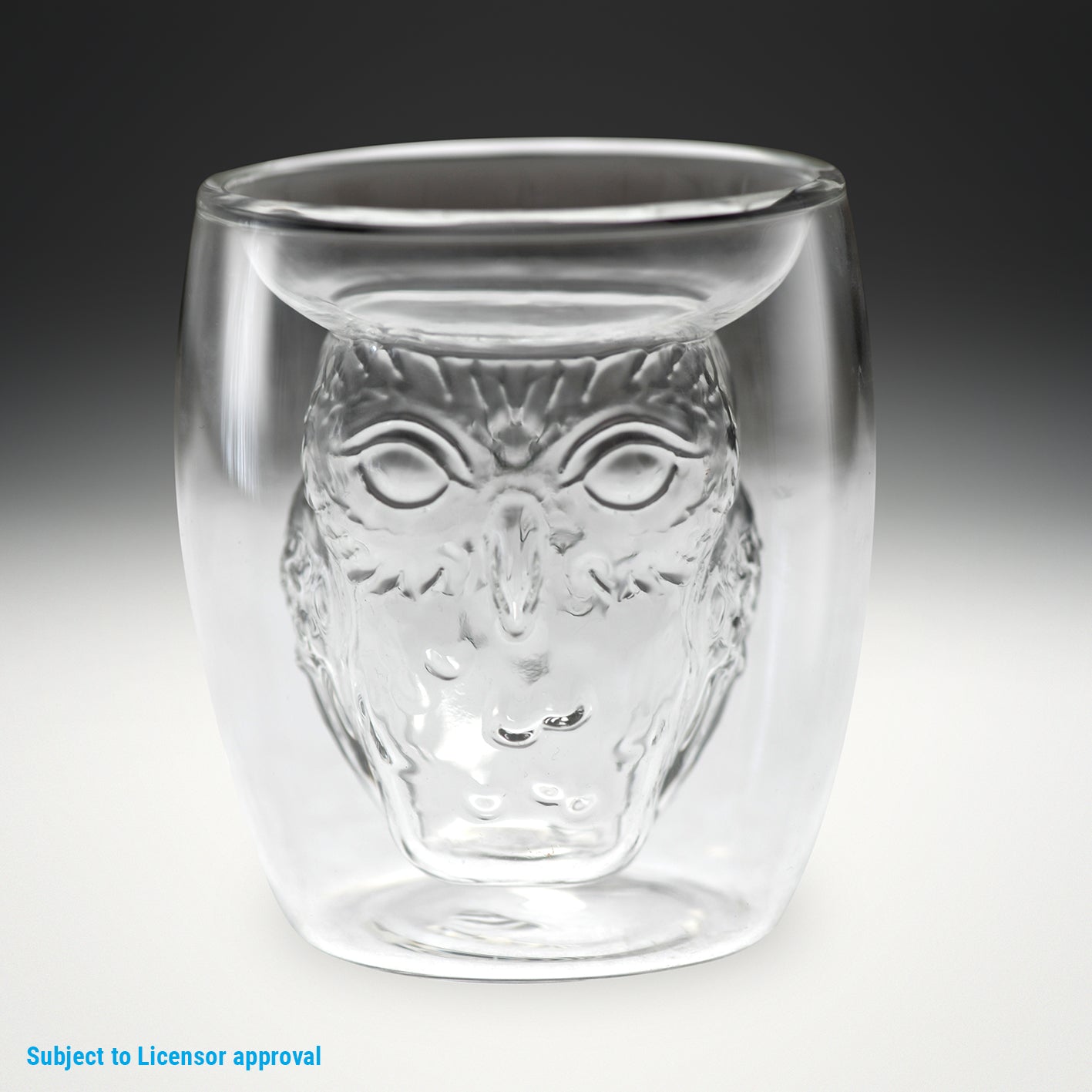 HARRY POTTER - Hedwig - Double walled 3d collectors glass
