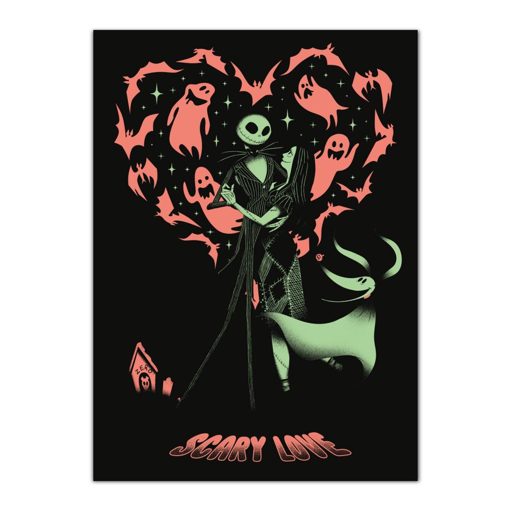 NIGHTMARE BEFORE XMAS - 'Gow in the Dark' Poster 50x70cm