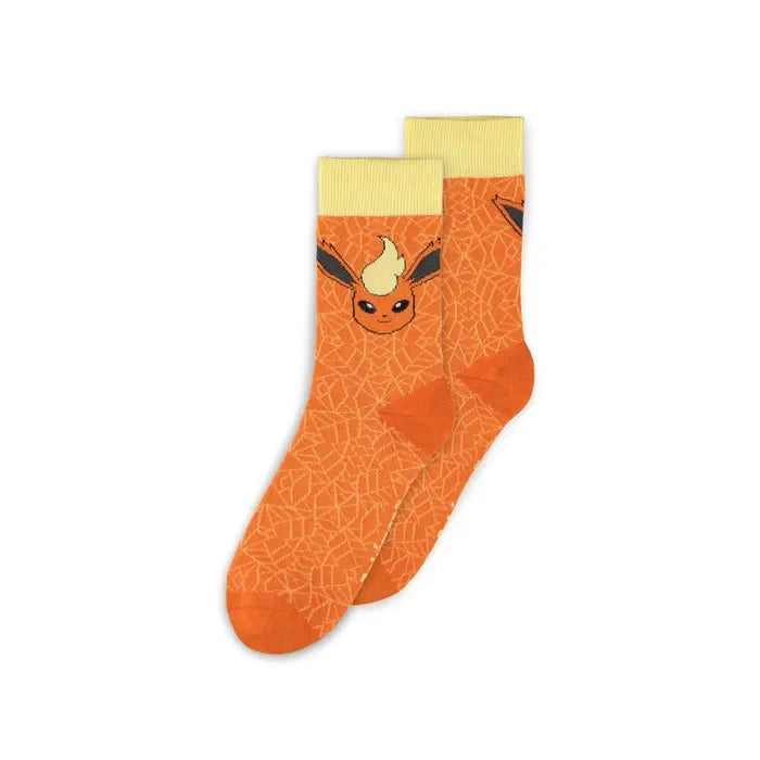 POKEMON - Eevee Evolution - Pack of 3 pairs of socks (T35-38)