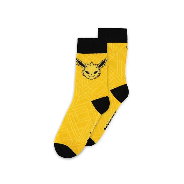 POKEMON - Eevee Evolution - Pack of 3 pairs of socks (T35-38)