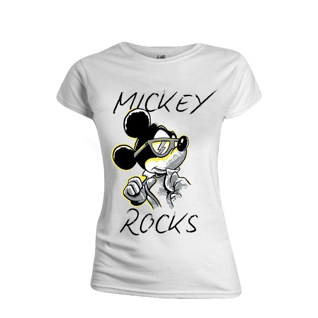 DISNEY - T-Shirt - Mickey Mouse Rock '90 - GIRL (S)