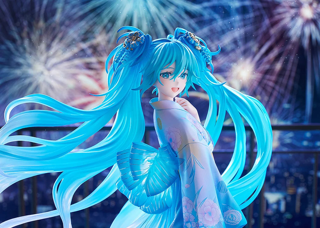 HATSUNE MIKU - Hatsune Miku Music & Fire Works - Statue 1/7 23cm