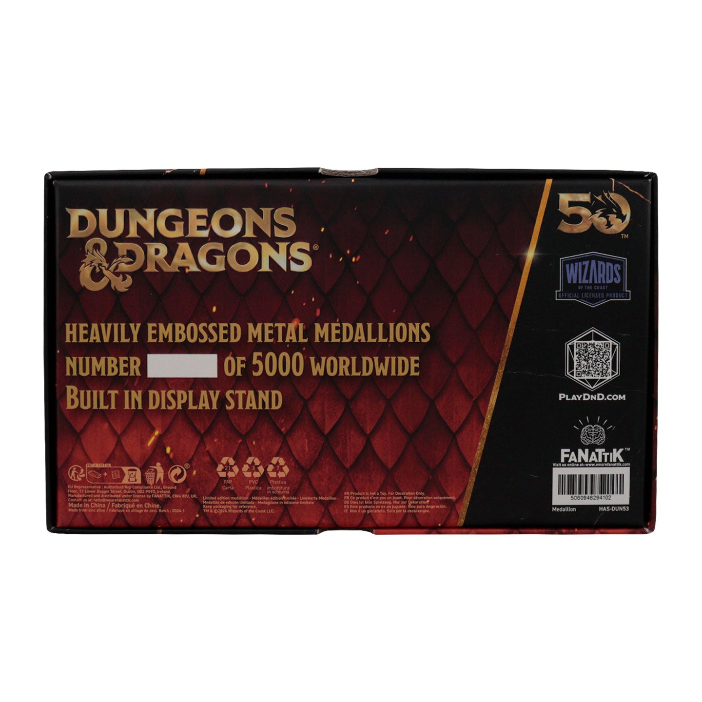DUNGEONS & DRAGONS - 50th - Twin Limited Edition Medaillon Set