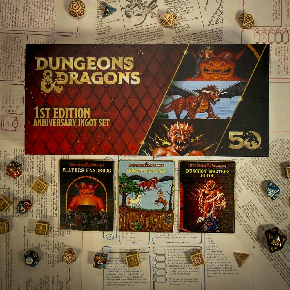 DUNGEONS & DRAGONS - 50th - 3 Limited Edition Ingot Set