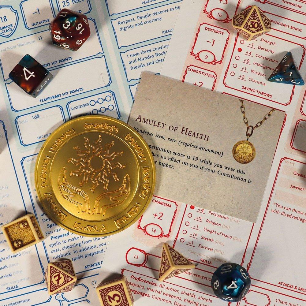 DUNGEONS & DRAGONS - Gold Plated Collector Medallion