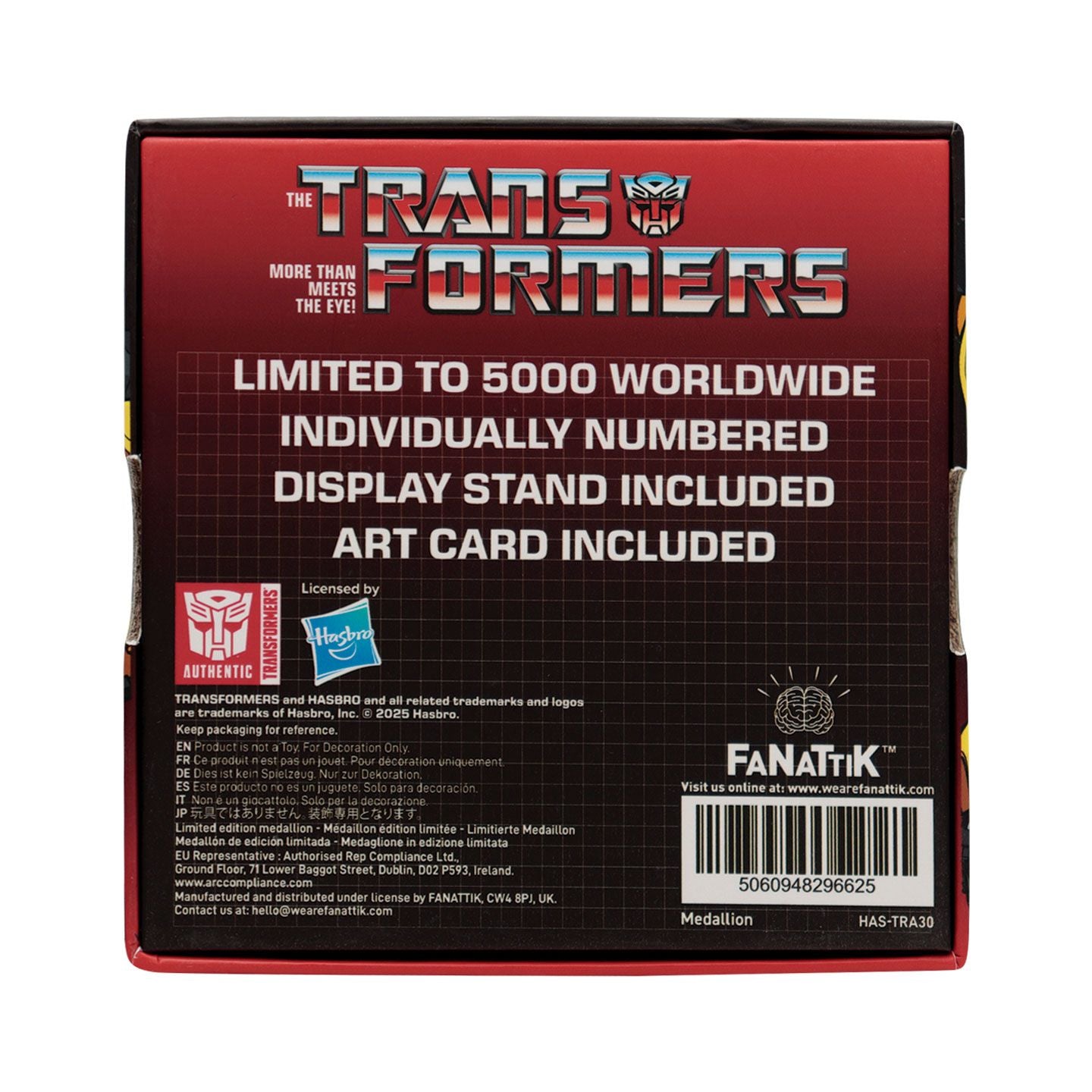 TRANSFORMERS - Bumblebee - Limited Edition Medallion