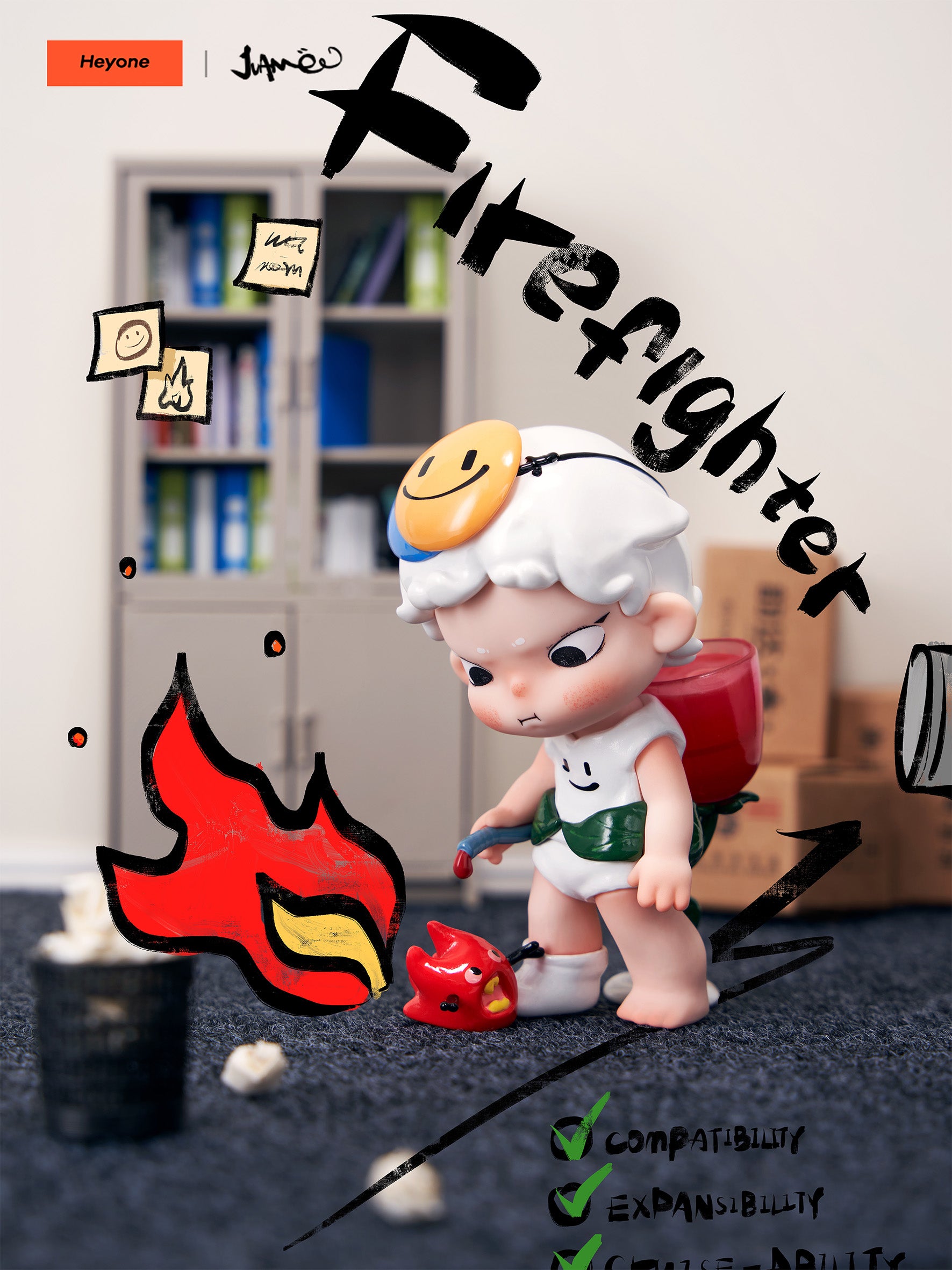 CRAZY OFFICE : A GUIDE TO THE BREAKING POINT - BLIND BOX - 6.5-10cm