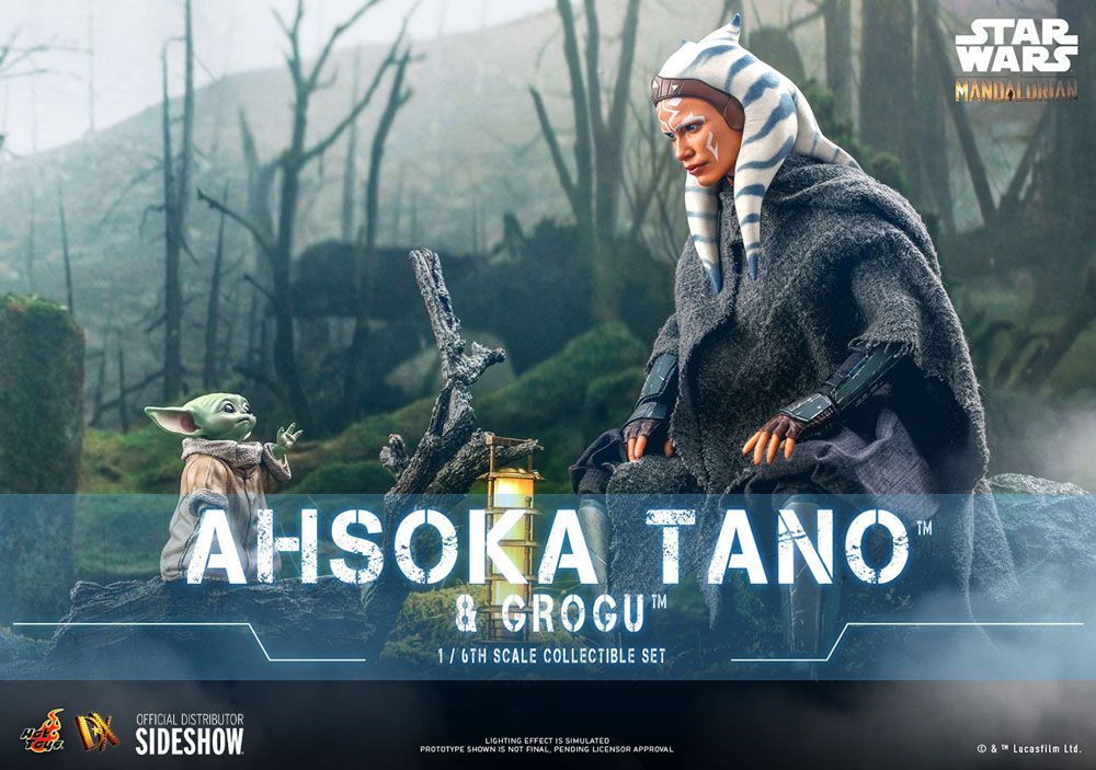 THE MANDALORIAN - Ahsoka & Grogu - Pack 2 Action Figures 29cm