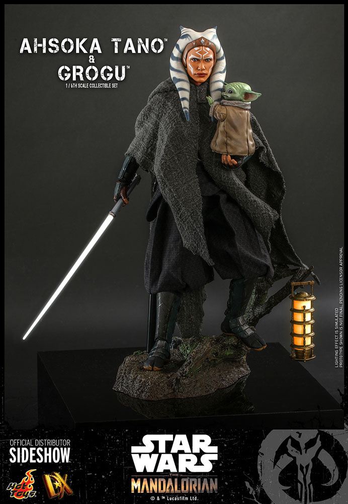 THE MANDALORIAN - Ahsoka & Grogu - Pack 2 Action Figures 29cm