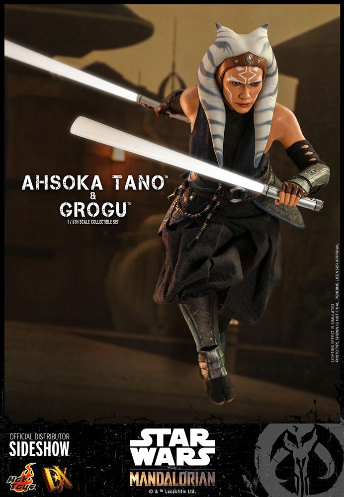 THE MANDALORIAN - Ahsoka & Grogu - Pack 2 Action Figures 29cm