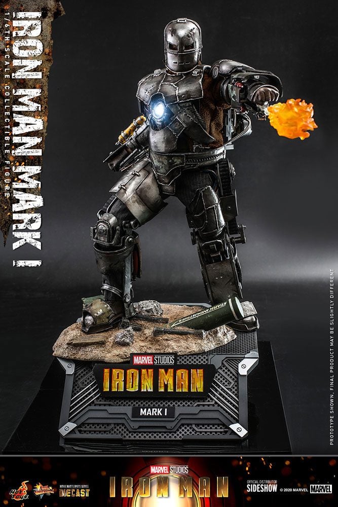 MARVEL - Iron Man Mark I - Statuette articulée Movie Masterpiece 30cm