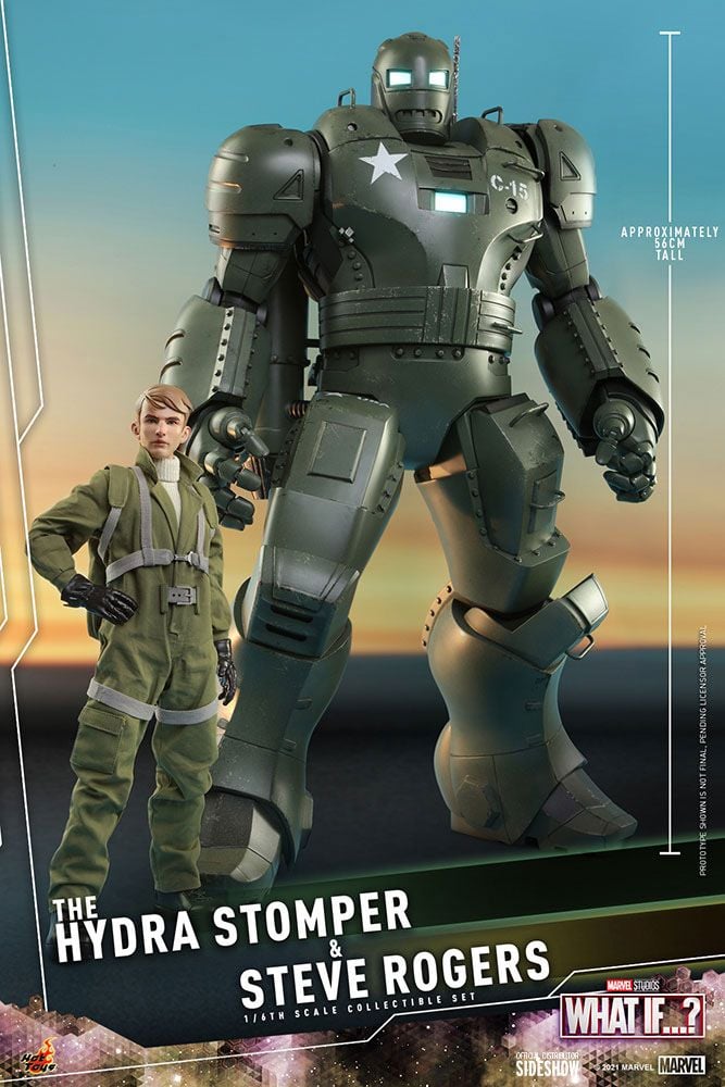 MARVEL - Hydra Stomper & Steve Rogers (What if...?) - Figures 56cm