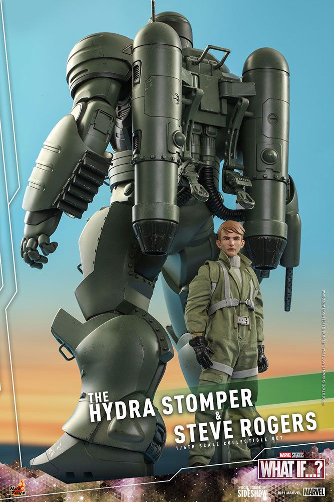 MARVEL - Hydra Stomper & Steve Rogers (What if...?) - Figures 56cm
