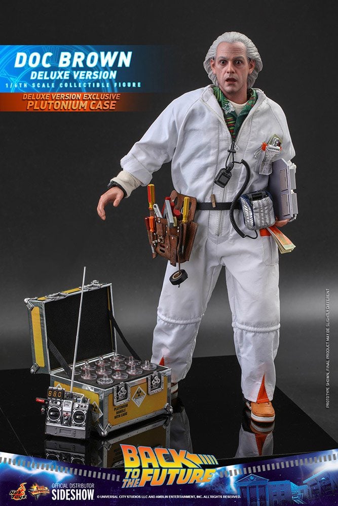 BACK TO THE FUTURE - Doc Brown Deluxe - Statue 30cm
