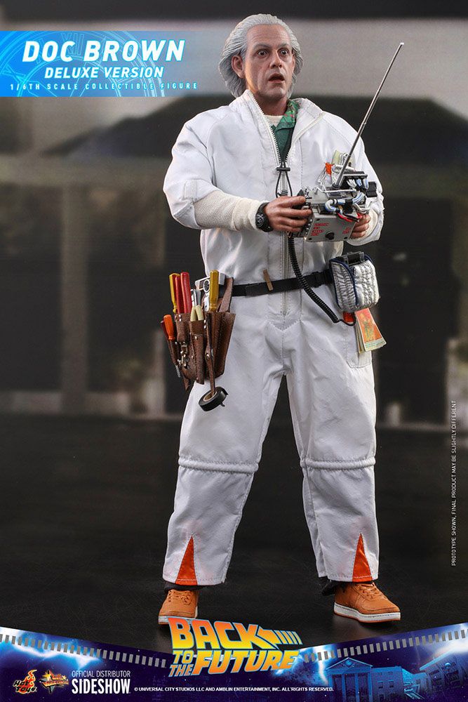 BACK TO THE FUTURE - Doc Brown Deluxe - Statue 30cm