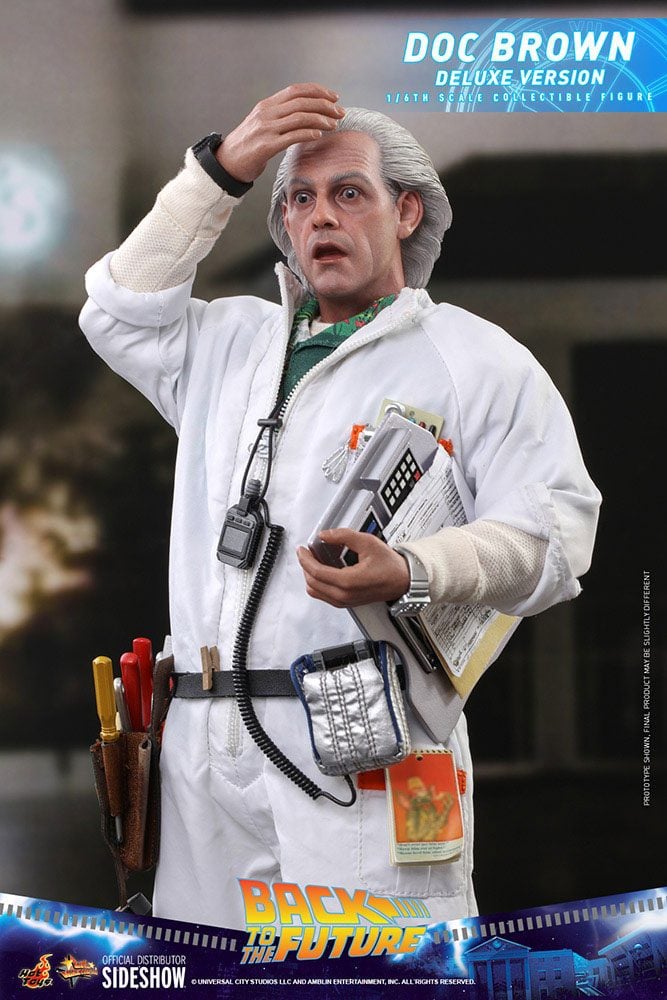 BACK TO THE FUTURE - Doc Brown Deluxe - Statue 30cm