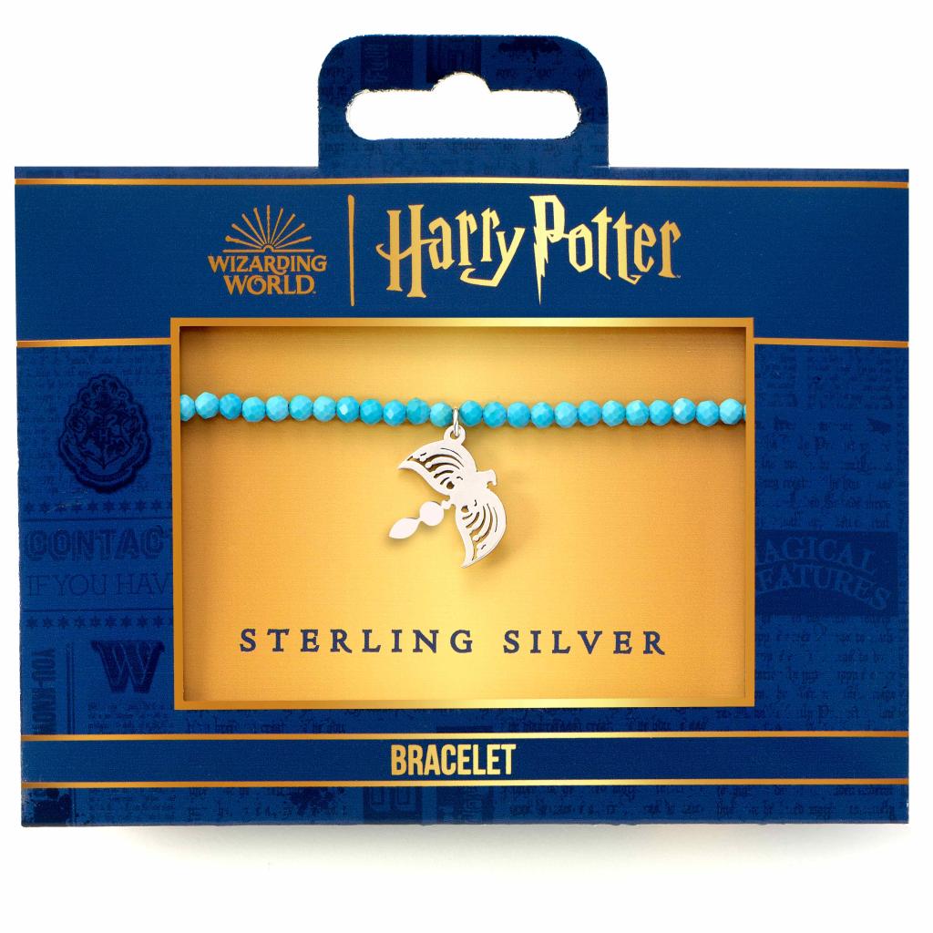 HARRY POTTER - Diadem - Sterling Silver Charm & Pearls Bracelet