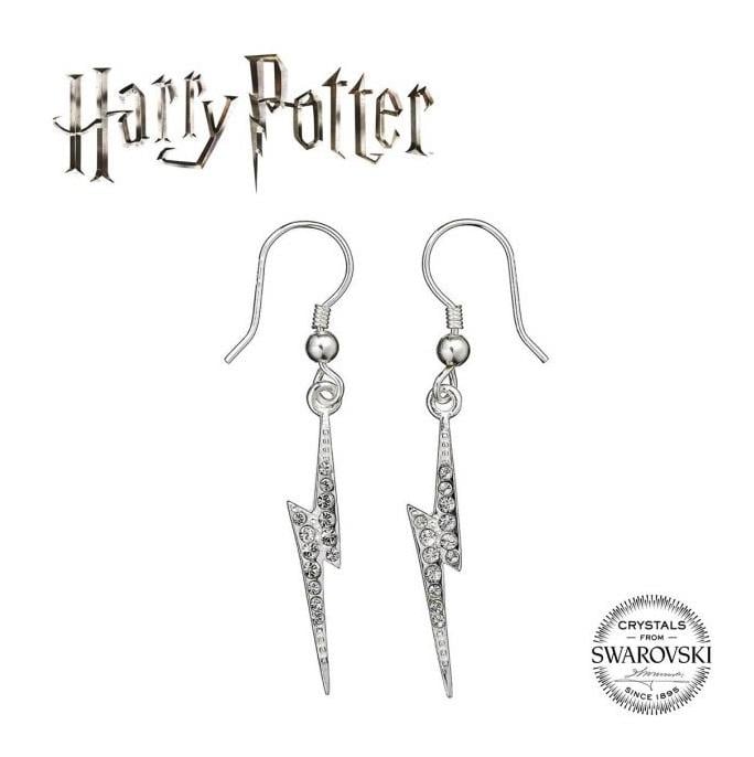 HARRY POTTER - Lightning Bolt - Earrings with crystals