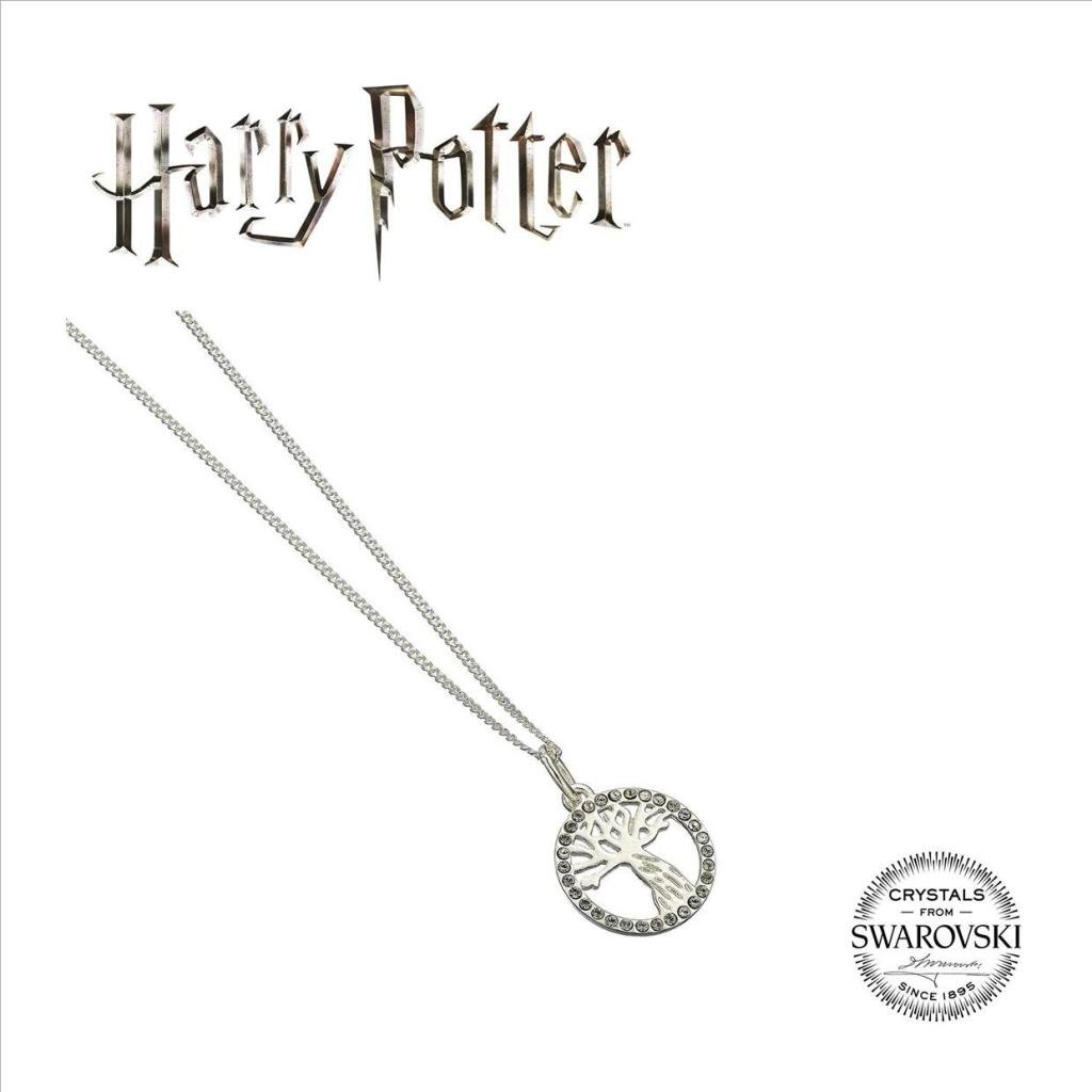 HARRY POTTER - Whomping Willow - Crystals Sterling Silver Necklace