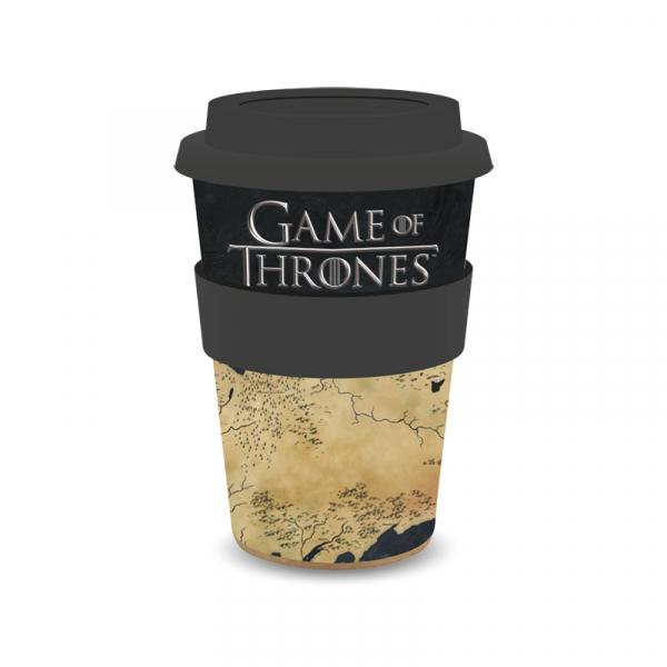 GAME OF THRONES - Travel Mug 400 ml Hiskup - Westeros Map