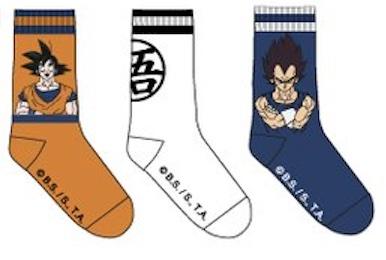 DRAGON BALL - Pack of 3 Goku/Vegeta Socks (T43/46)