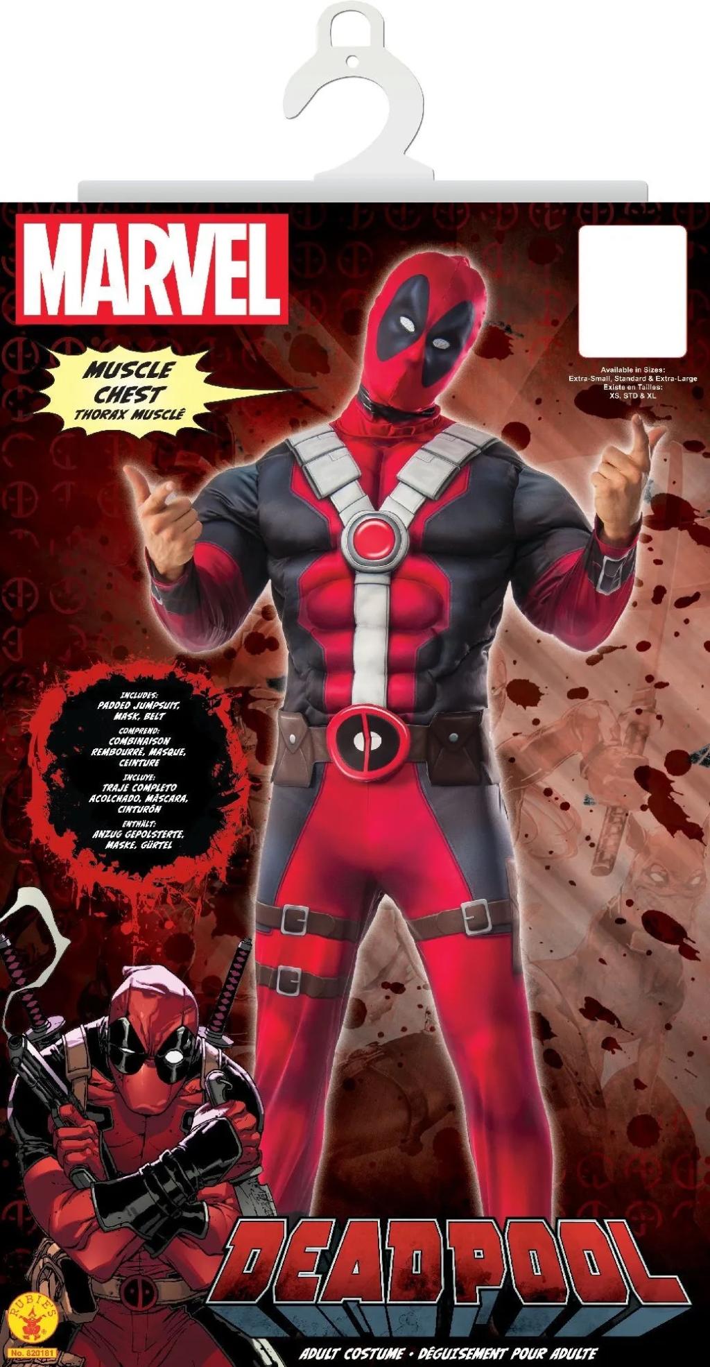 MARVEL - Deadpool - Luxe Adult Disguise - Standard Size Suit