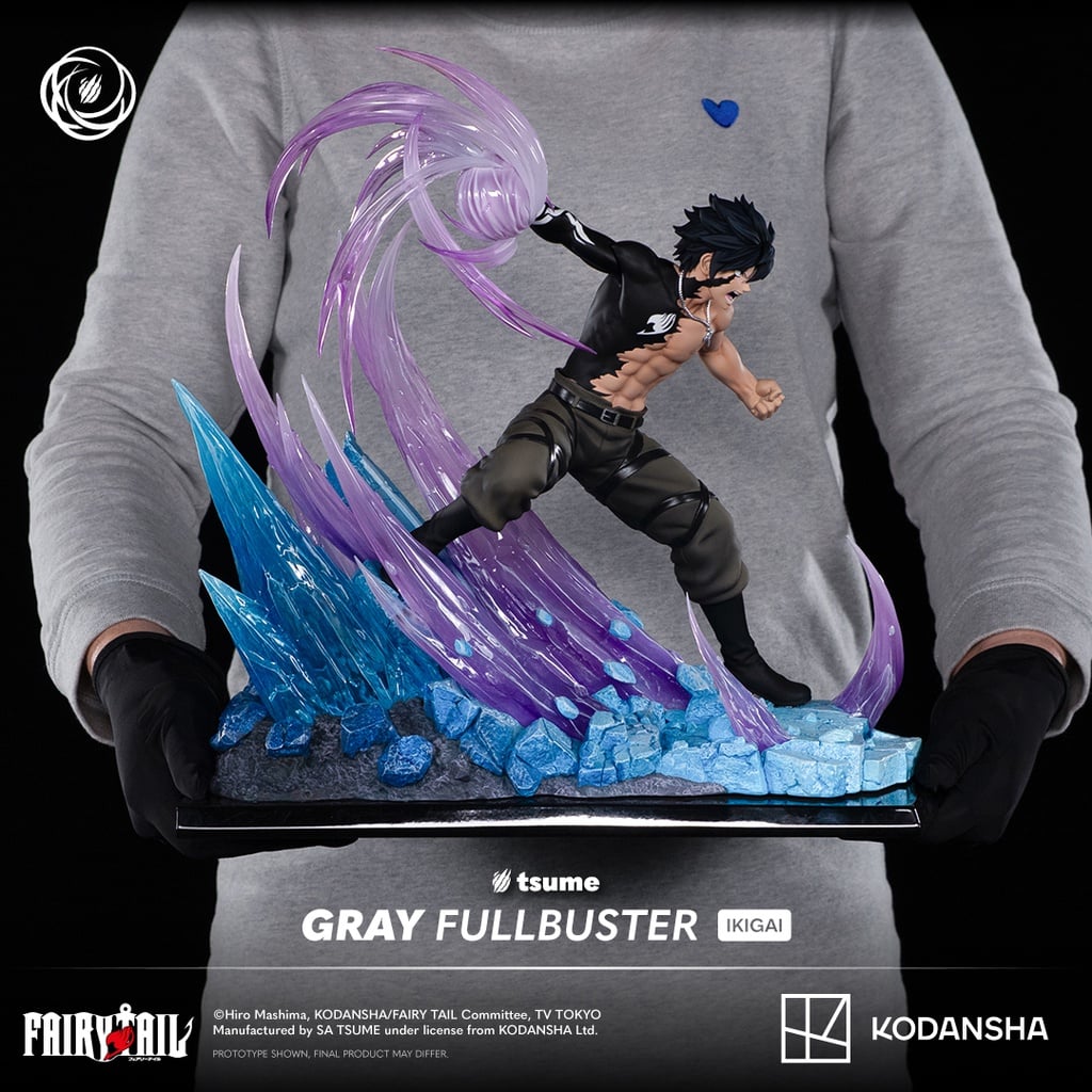 FAIRY TAIL - Gray Fullbuster - Statue Ikigai 1/6 By Tsume 37cm