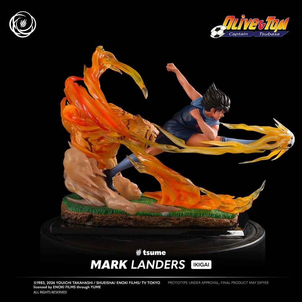 CAPTAIN TSUBASA - Kojiro Hyuga - Statue Ikigai 1/6 By Tsume 33cm