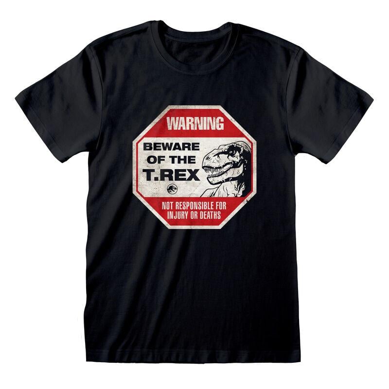 JURASSIC WORLD DOMINION - Beware of T-Rex - Unisex T-Shirt (L)