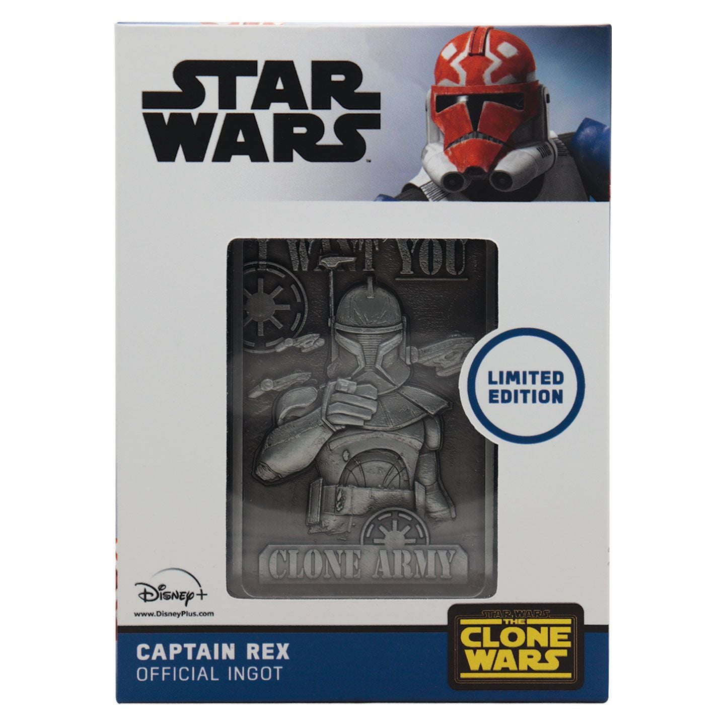 STAR WARS THE CLONE WARS - Captain Rex - Limited Edition Ingot