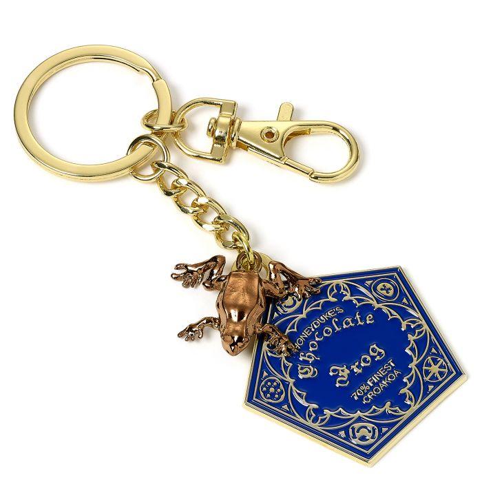 HARRY POTTER - Chocolate Frog - Gold Plated Keyring