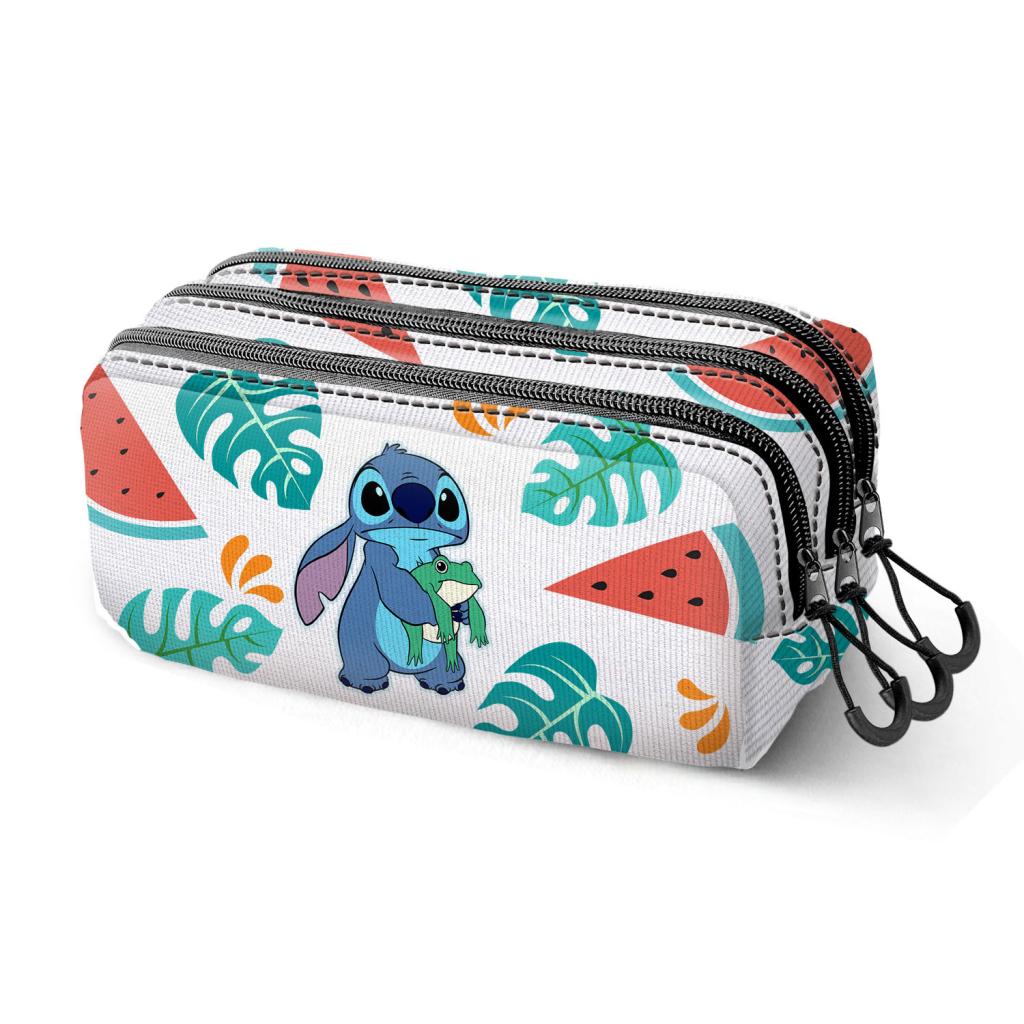 STITCH & Frog - Trick Triple Pencil Case