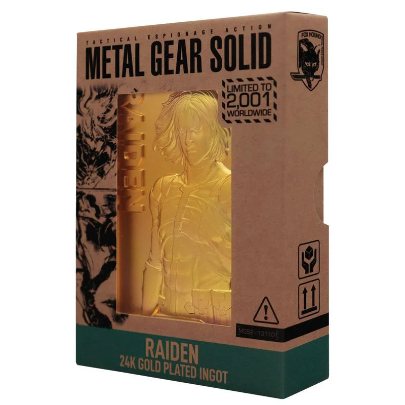 METAL GEAR SOLID 2 - Raiden - Limited Edition Ingot