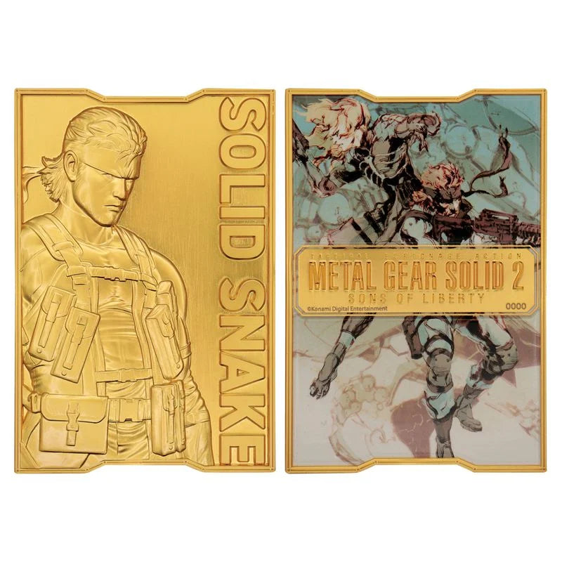 METAL GEAR SOLID 2 - Snake - Limited Edition Ingot