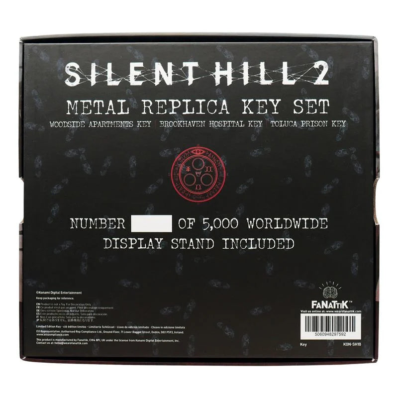 SILENT HILL 2 - Set of Keys - Limited Edition Replica