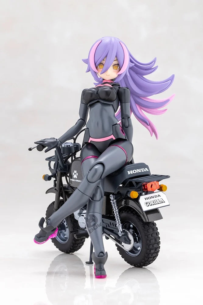 MEGAMI DEVICE - Puni Mofu Racing Lang with Honda - Model Kit 14cm